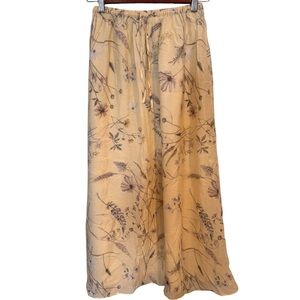 NWT H&M Flowy Cottagecore Floral Midi Skirt XS